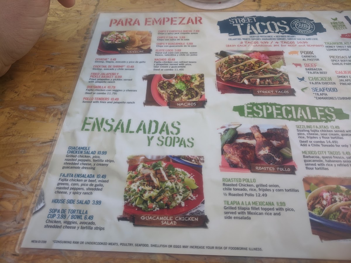 Ojos Locos Sports Cantina - Mesa Menu - Image 4
