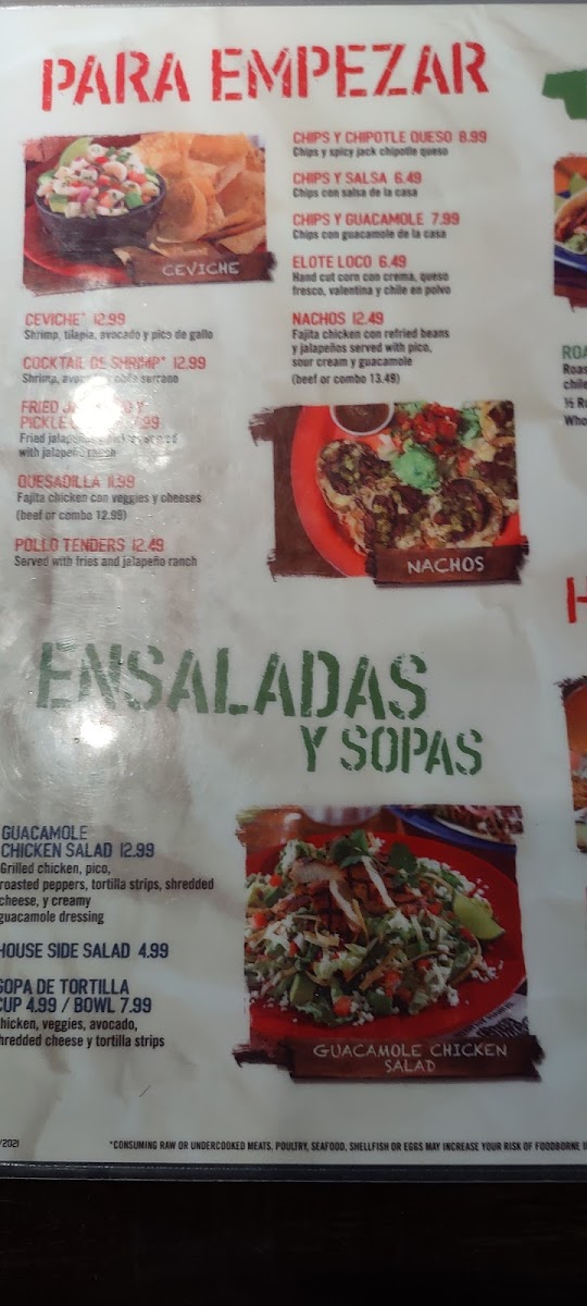 Ojos Locos Sports Cantina - Mesa Menu - Image 6